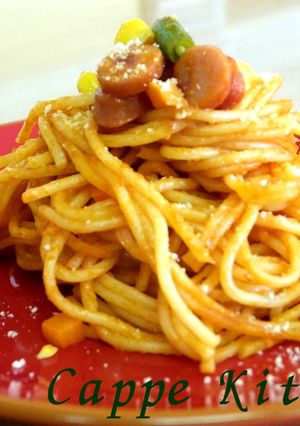 あの味♪給食ナポリタン-レシピのメイン写真