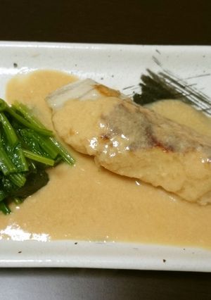 鰆のフライパン焼き 味噌ソースかけ-レシピのメイン写真