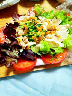 自家製ﾀﾞﾚで鶏ササミ棒々鶏(＊≧Δ≦)-レシピのメイン写真