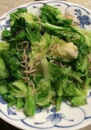 簡単！春キャベツとじゃこのごま油炒め-レシピのメイン写真