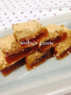 ☆黒糖を練り込んだわらび餅☆-レシピのメイン写真