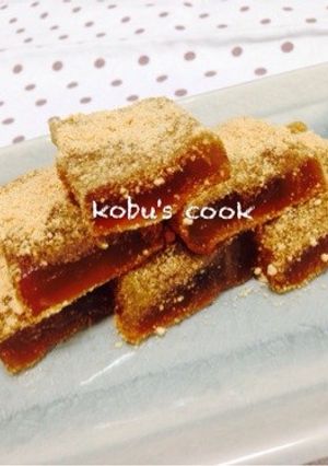 ☆黒糖を練り込んだわらび餅☆-レシピのメイン写真