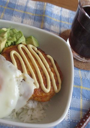 照り焼きロコモコ人参豆腐ハンバーグで★-レシピのメイン写真