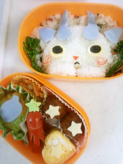 コマさん☆妖怪ウォッチ☆キャラ弁-レシピのメイン写真