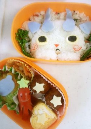 コマさん☆妖怪ウォッチ☆キャラ弁-レシピのメイン写真