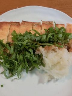 しそと大根おろしで、焼き油揚げ♪-レシピのメイン写真