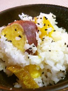 土鍋さつま芋ご飯♪-レシピのメイン写真