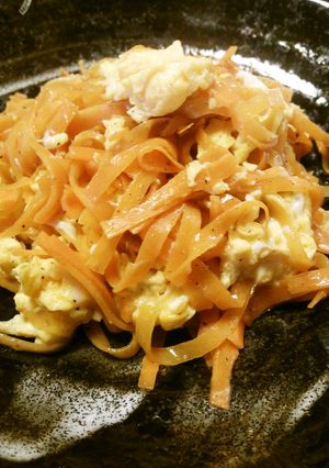 【にんじんシリシリ コンソメ味】-レシピのメイン写真