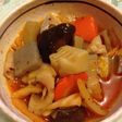 根菜類のキムチ煮
