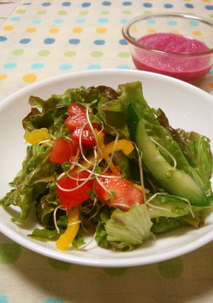 食べる紫キャベツのドレッシング-レシピのメイン写真