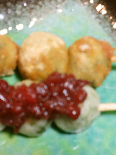 ヨモギ団子(豆腐入り)-レシピのメイン写真