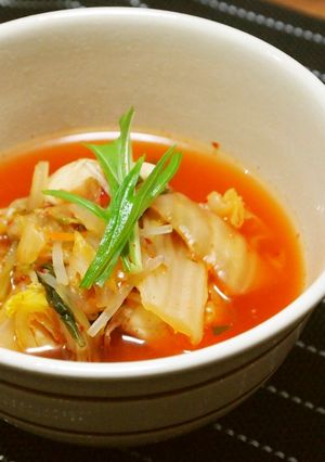 辛!うま!キムチスープ-レシピのメイン写真