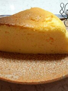 ヨーグルトでスフレケーキ-レシピのメイン写真