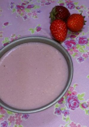 豆乳いちごプリン-レシピのメイン写真