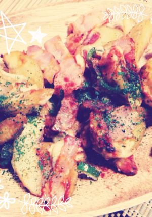 フライパンでポテトチーズ焼き-レシピのメイン写真