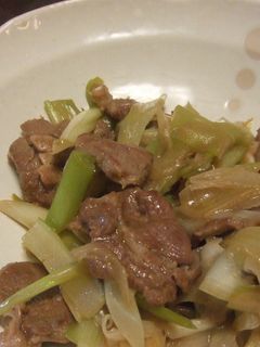 ラム肉と長ネギの中華炒め-レシピのメイン写真