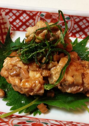 ＊鶏ももアレンジ！てりやき鶏つくね＊-レシピのメイン写真