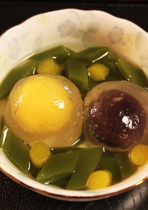 簡単！水まんじゅう (ホタル編)-レシピのメイン写真