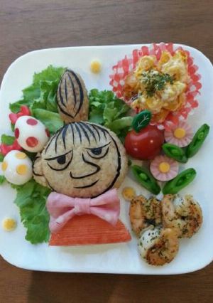 キャラ弁★☆ムーミンのミー-レシピのメイン写真