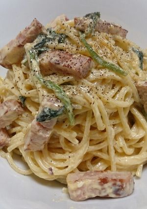 簡単本格的カルボナーラ-レシピのメイン写真