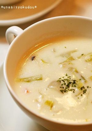 春キャベツのミルクスープ-レシピのメイン写真