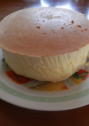 キッズレシピ☆厚焼きホットケーキ-レシピのメイン写真