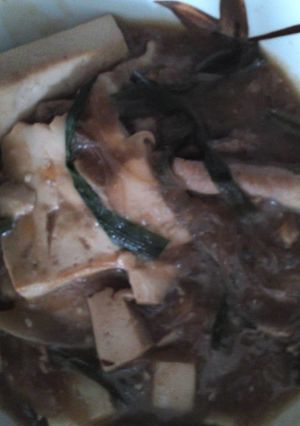 我が家の肉豆腐-レシピのメイン写真