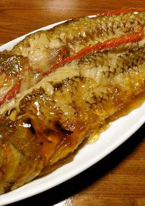 アオベラ（キュウセン）の素焼き二杯酢-レシピのメイン写真