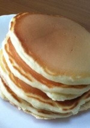 ヨーグルトdeふわもちホットケーキ♪-レシピのメイン写真