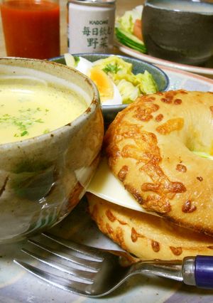 簡単☆ベーグルサンドイッチ-レシピのメイン写真