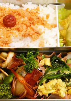 男子弁当☆エビの串焼き弁当-レシピのメイン写真
