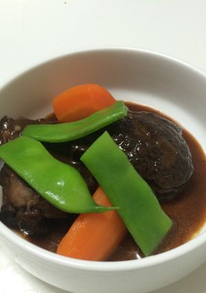 本格、簡単:牛すね肉の赤ワイン煮-レシピのメイン写真