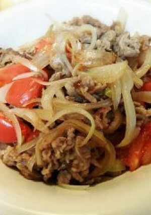 トマトと牛肉のオイスターソース炒め♪-レシピのメイン写真