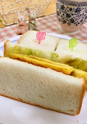 ☆ブランチに♡ポーク卵サンドウィッチ☆-レシピのメイン写真