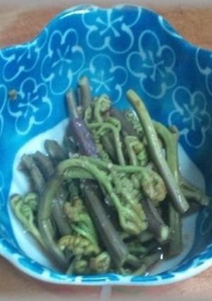 わらびのわさびポン酢和え-レシピのメイン写真