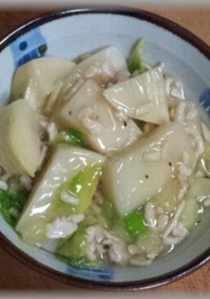 筍と鶏ひき肉のあんかけ-レシピのメイン写真