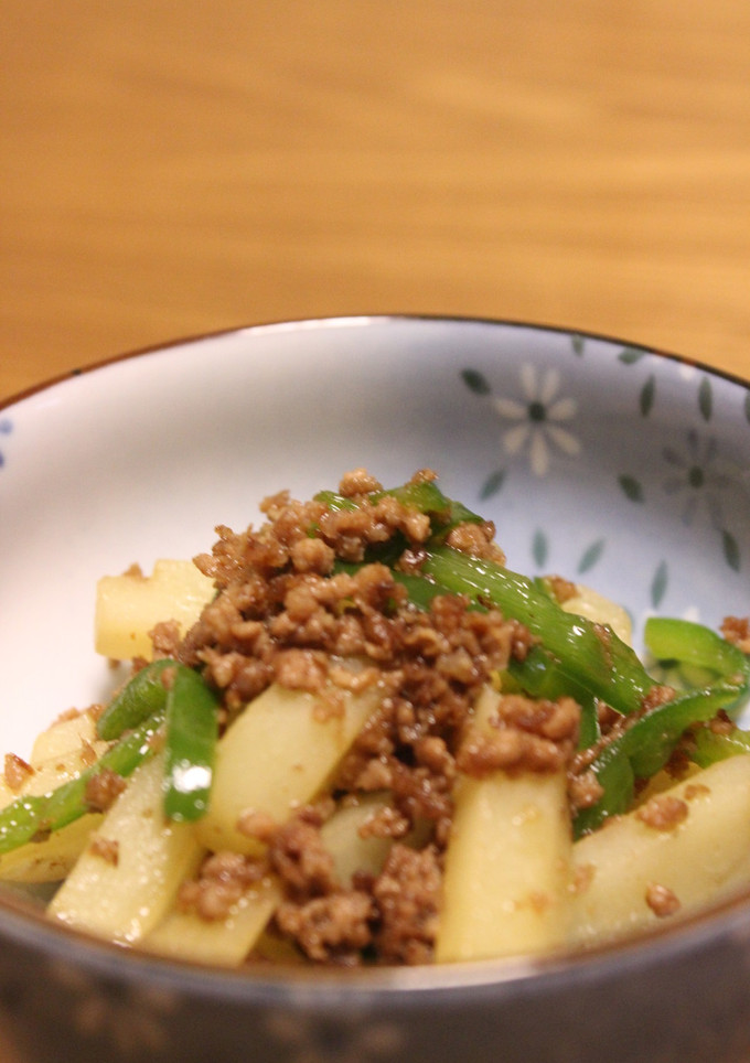 簡単じゃがいも挽き肉炒め-レシピのメイン写真