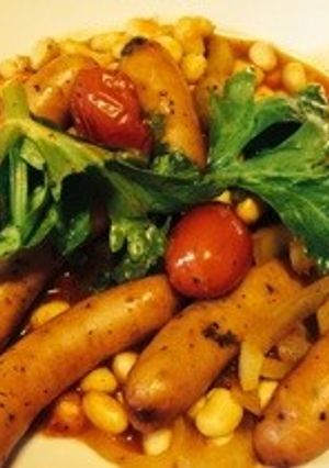 ウィンナーのトマト煮込み-レシピのメイン写真