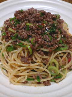 ピリ辛ひき肉パスタ-レシピのメイン写真