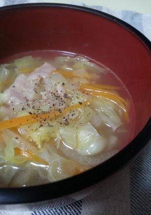 春キャベツのコンソメスープ煮-レシピのメイン写真