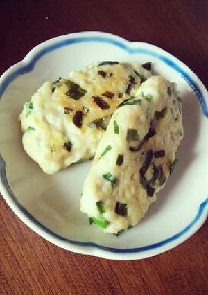 離乳食後期★鶏ひき肉で豆腐ニラバーグ-レシピのメイン写真