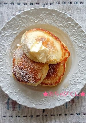ふんわりおやつ★パンケーキ-レシピのメイン写真