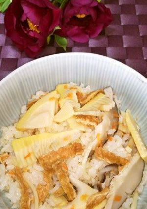 春告味❁"(•ө•)"❁たけのこ御飯-レシピのメイン写真