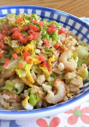 ✜キャベツと竹輪のソース炒飯✜-レシピのメイン写真