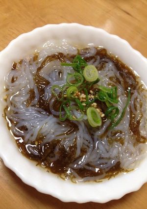 もずくで美味しい☆もずくこんにゃく和え★-レシピのメイン写真