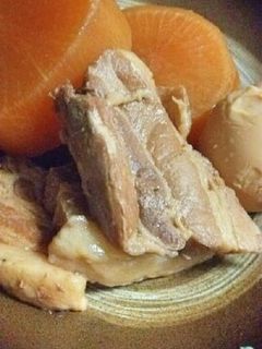 圧力鍋でトロトロ豚の角煮 大根と卵添え-レシピのメイン写真