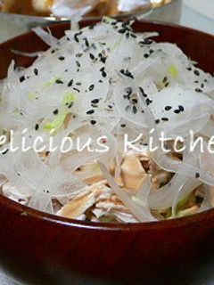 ゆで鶏のゴマドレサラダ-レシピのメイン写真