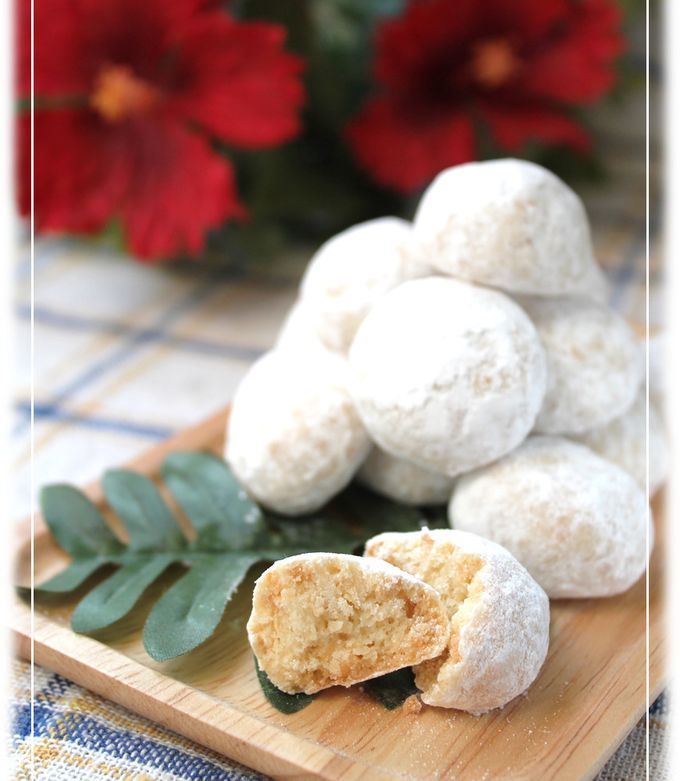 カリッ♪ココナッツのスノーボールクッキー by KENチャン