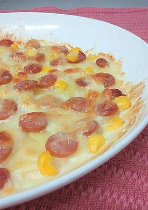 鍋不要!レンジで簡単!ポテトグラタン-レシピのメイン写真