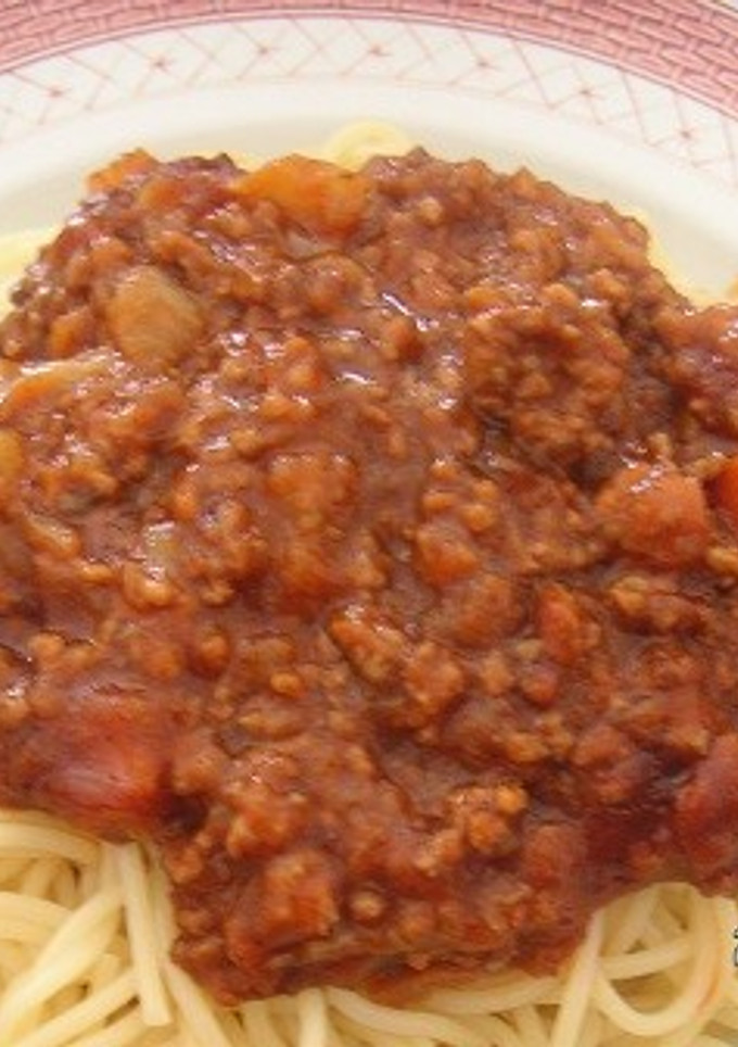 野菜の旨みたっぷりのミートソースの作り方-レシピのメイン写真